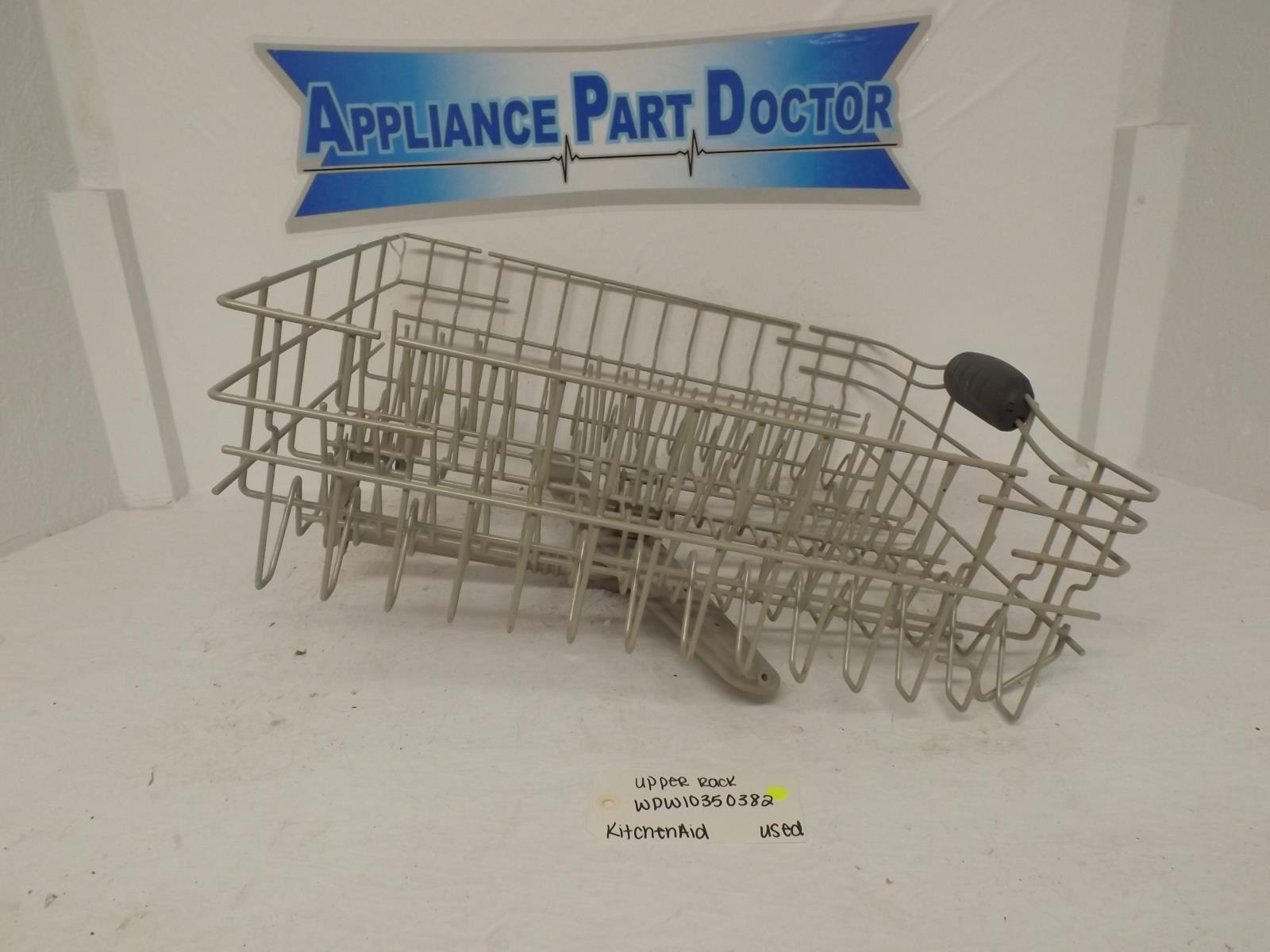 KitchenAid Dishwasher WPW10350382 Upper Rack Used KitchenAid Dishwasher WPW10350382 Upper Rack Used